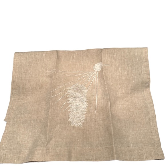 ANALI linen guest towel 100% Italian linen - Picture 4 of 5